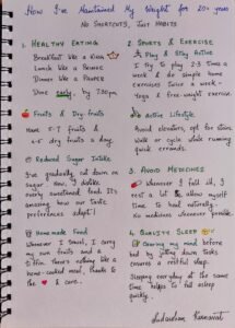 Maintain weight easily